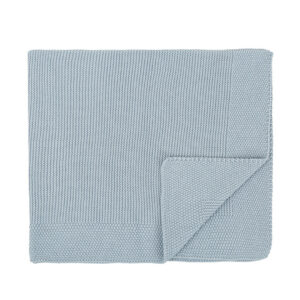 Toquilla Tricot 75x90 cm Algodón Azul Grisaceo