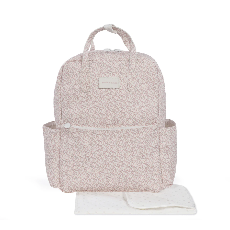 Mochila Maison Tender Flores Piel