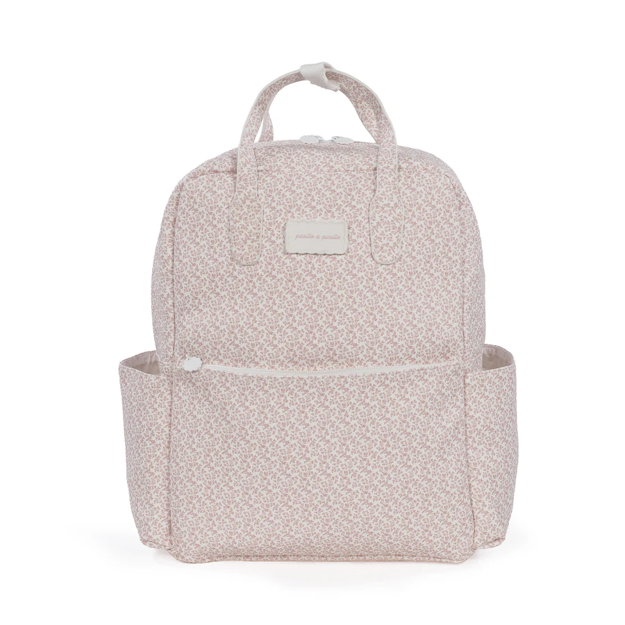 Mochila Maison Tender Flores Piel - Imagen 2
