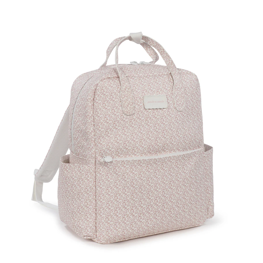 Mochila Maison Tender Flores Piel - Imagen 3