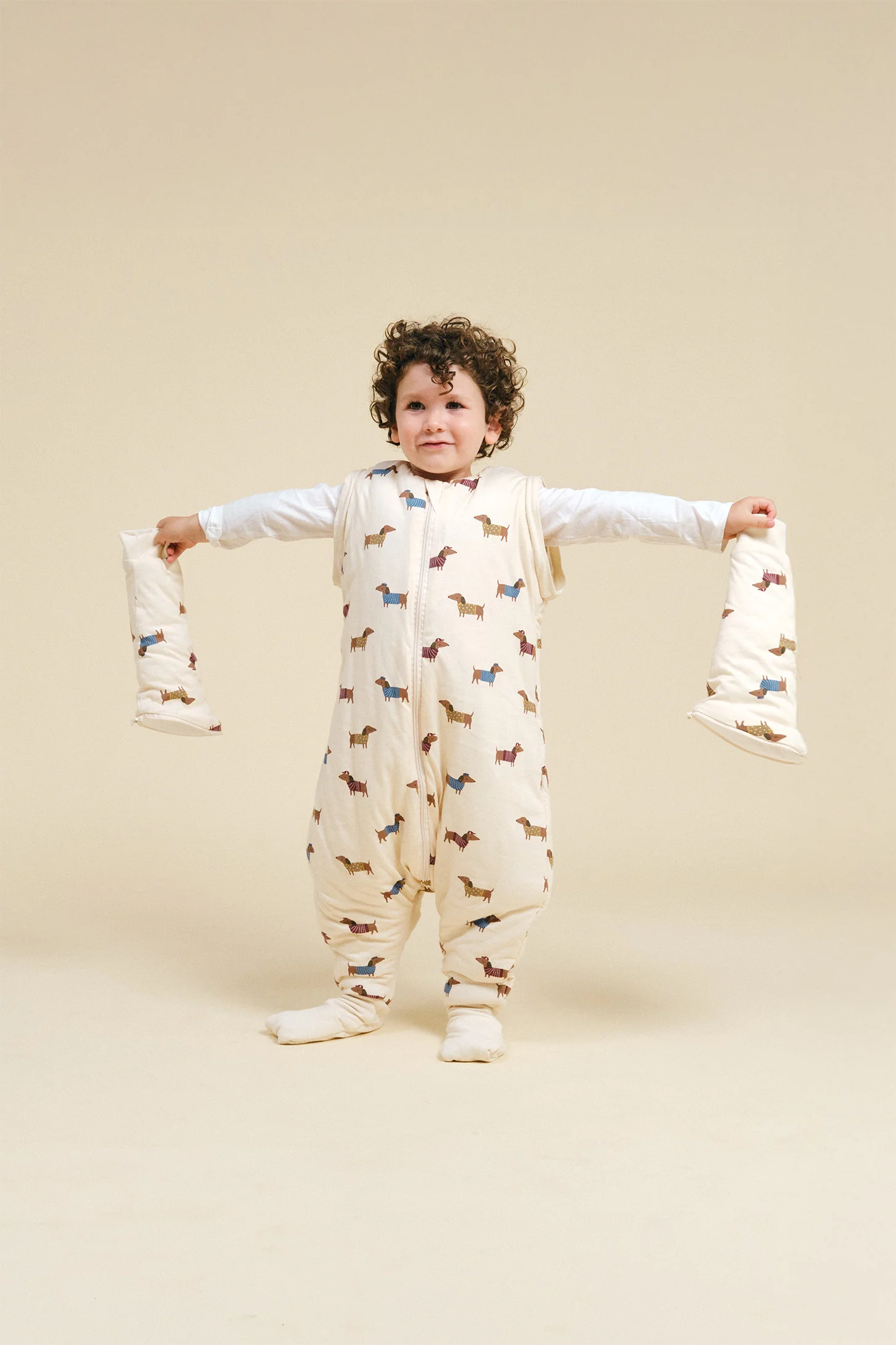 Pijama Manta con calcetines antideslizantes - Fancy Teckels - TOG 2.5 - Imagen 4