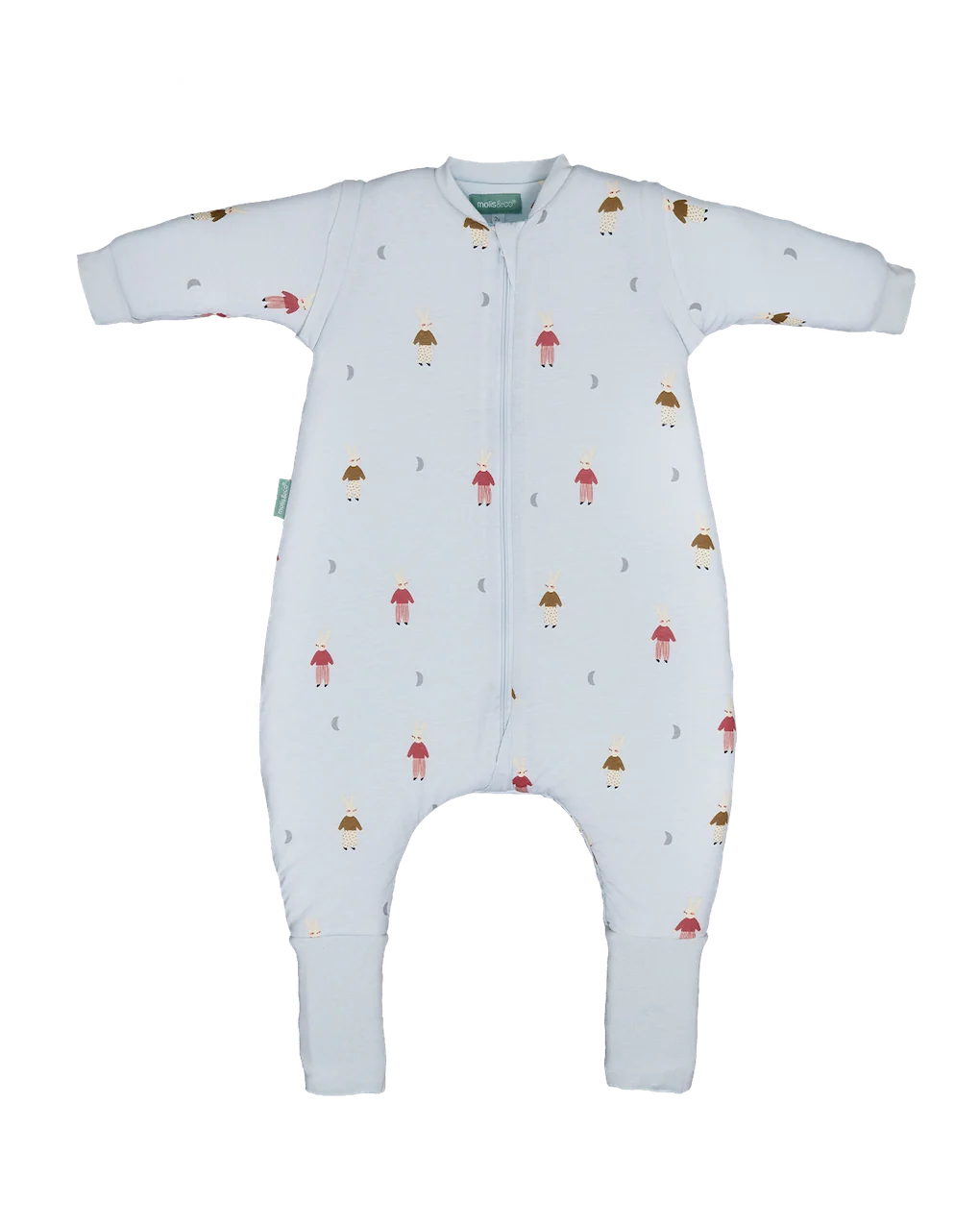 Pijama Manta con calcetines antideslizantes - Sleepy Bunnies - TOG 2.5