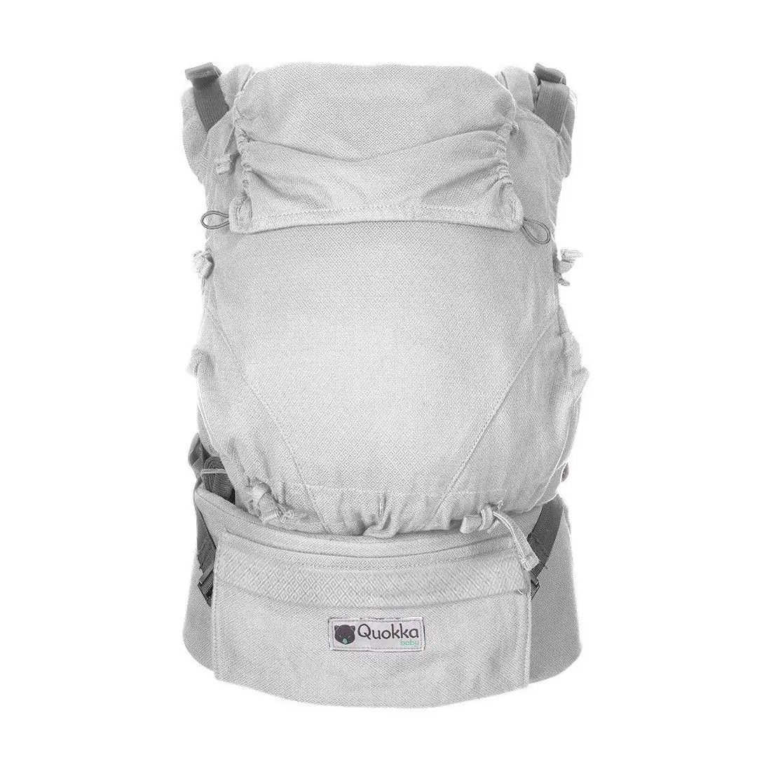 Mochila Portabebés Quokkababy E-Carrier Silver Diamond