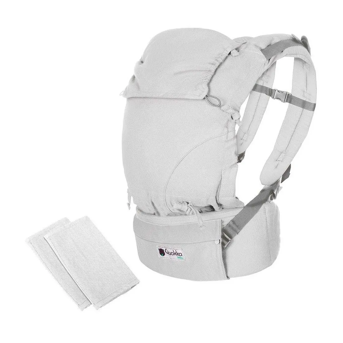 Mochila Portabebés Quokkababy E-Carrier Silver Diamond - Imagen 2